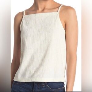 Madewell Seersucker Apron Tank